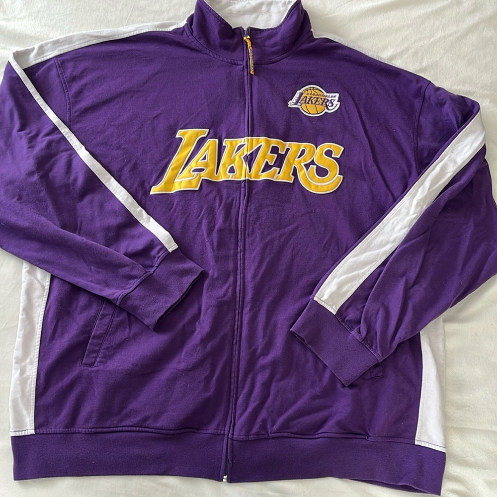 Lakers Zip Up Jacket - Picture 1 of 4